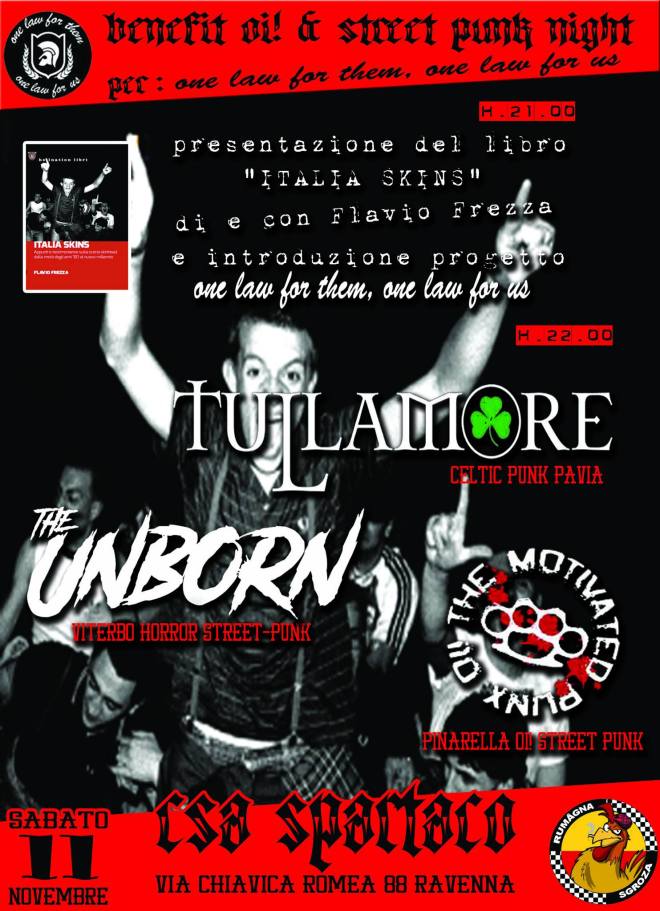 flyer the unborn ravenna presentazione italia skins 2017